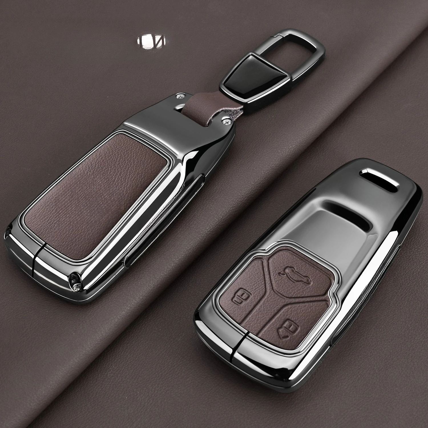 

For 2025 Audi A4L luxury dynamic key protection case with a high-end feel, 40 fashionable car specific shell buckle
