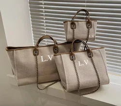 Bolso de mano con cadena personalizada, bolsa de playa, viaje, fin de semana, vacaciones, aeropuerto, regalo de cumpleaños, novia, damas de honor