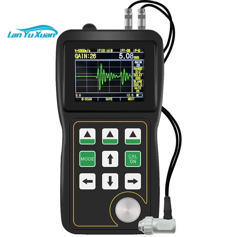 

UT4000 Ultrasonic Thickness Gauge Color Screen Realtime A/B-Scan Through-coating Ultrasonic Thickness Gauge