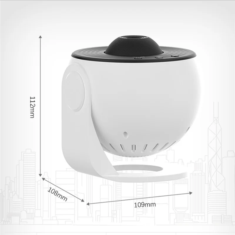 A07F-Galaxy Starry Projector Lamp 360° Rotating Starry Night Light Adjustable Projective Lamp For Bedroom, Home, Parties