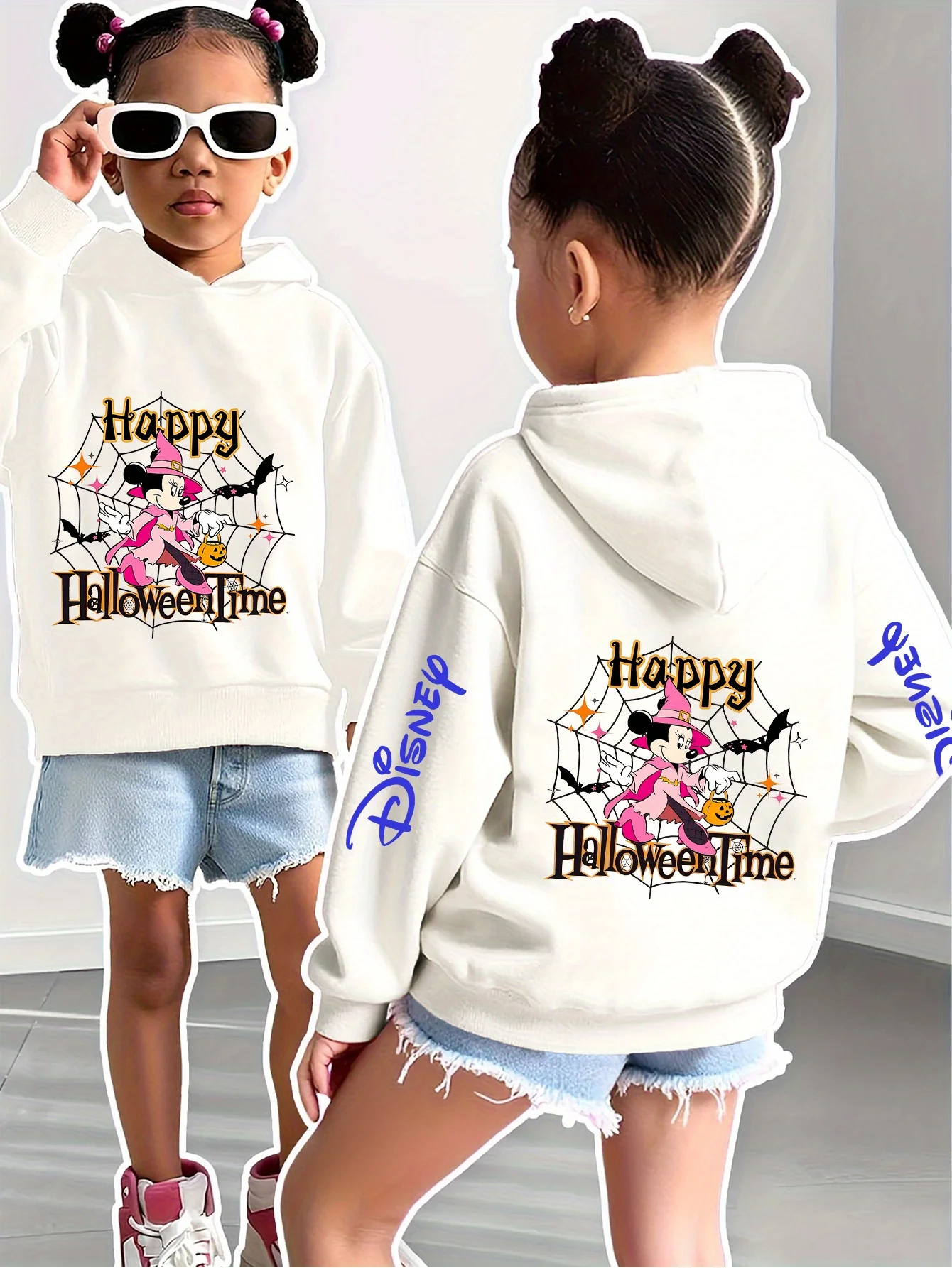 

Mickey and Minnie Hoodies, New Spring and Autumn Korean-style Stylish Tops for Boys and Girls, Parent-child Outfits