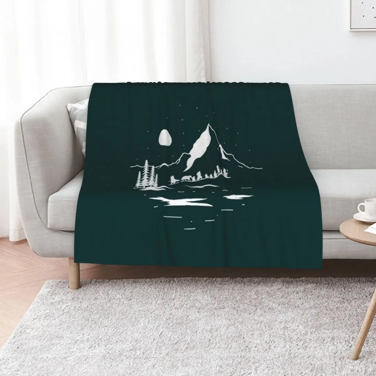 

Fellowship of the ring Throw Blanket warm winter funny gift blankets and throws Custom Blankets