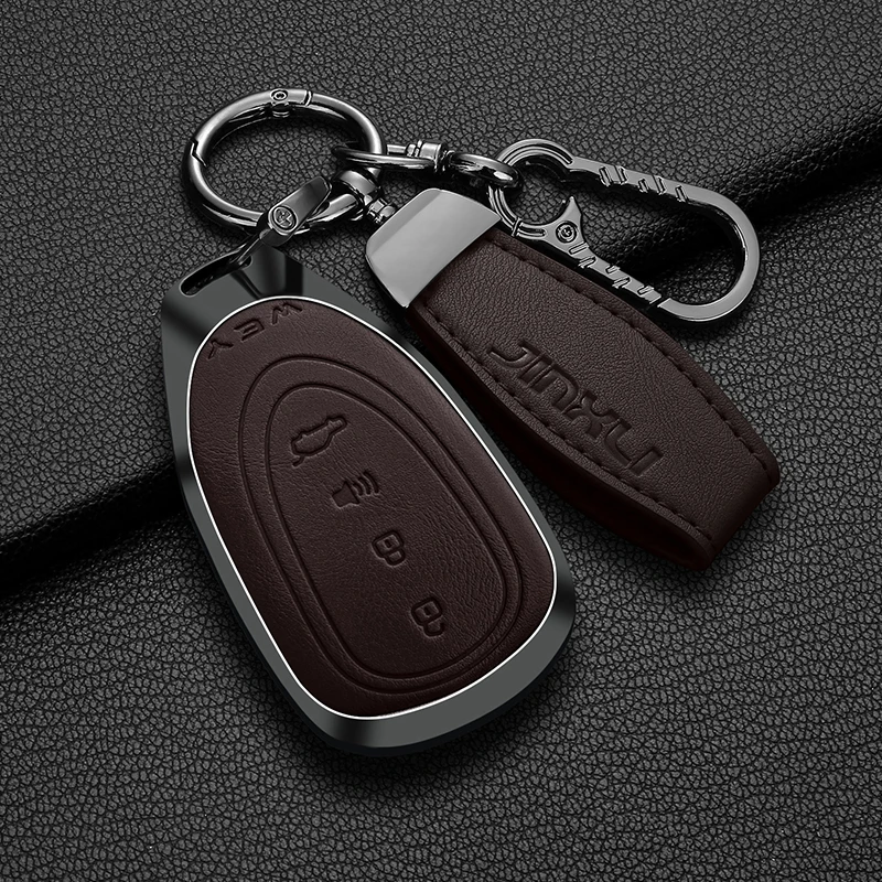 Key Fob Case For GWM WEY 07 WEY 05 Car Key Protector Zinc Alloy Full Protection Shockproof Heavy Duty GWM WEY 03 Car Accessories