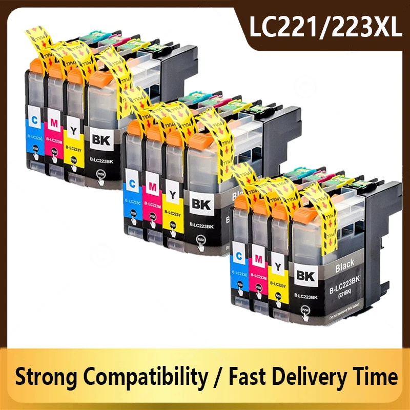 LC 223 LC221 LC223 Compatible InkJet Ink Cartridge For Brother MFC-J4420DW J4620DW J4620DW J4625DW 4120DW J5625DW