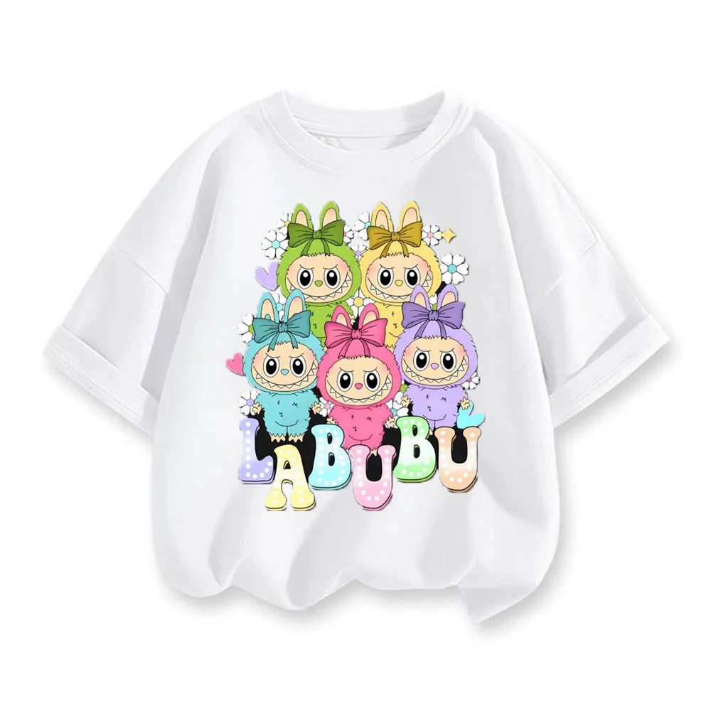 

Забавная детская футболка «лабу», повседневная футболка «баббой», удобная дышащая уличная одежда с короткими рукавами, хит продаж