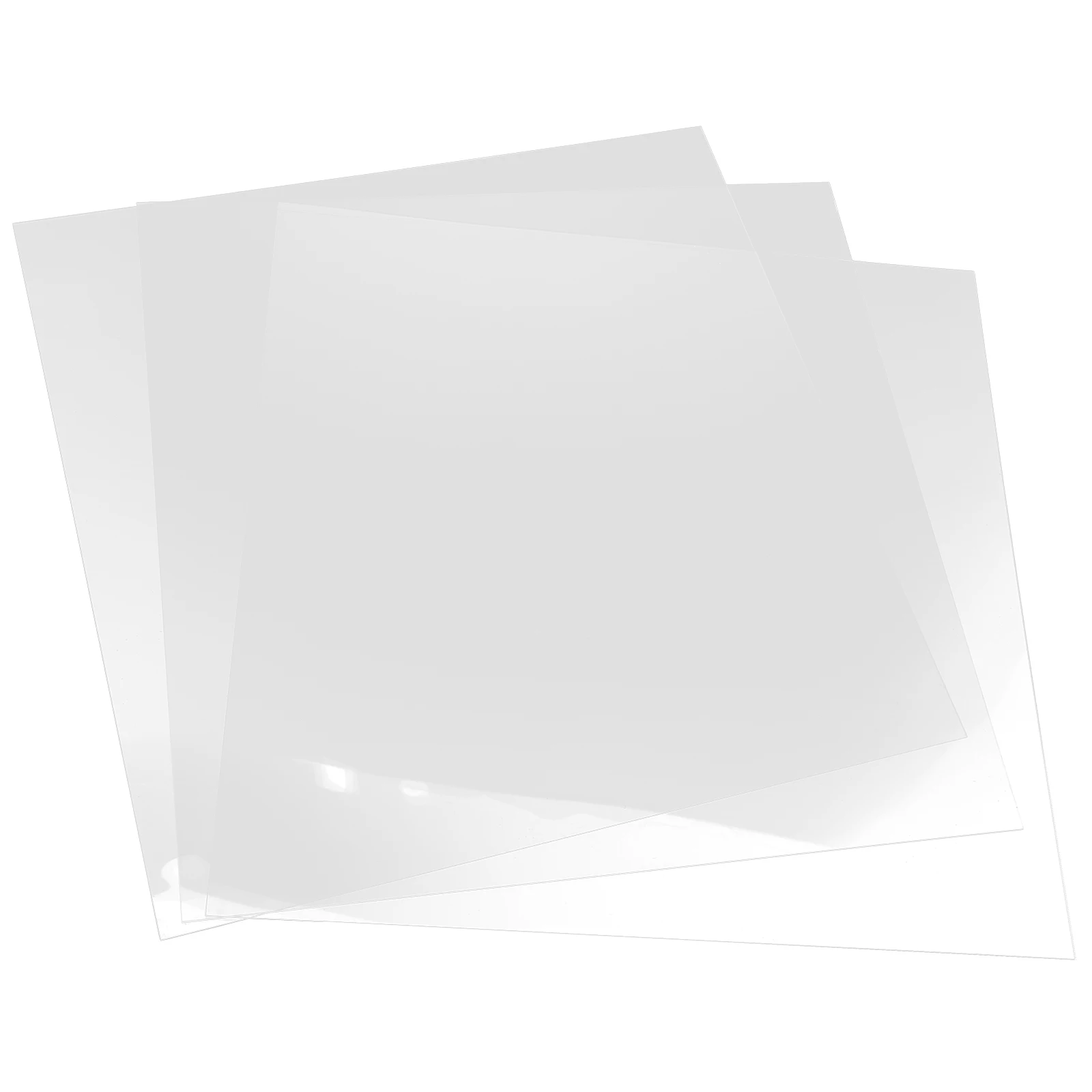 

3pcs Acrylic Partition Shelf Dividers 1mm Thick 300x300mm Transparent Clear Closet ganizer Nail Free Shelving Storage