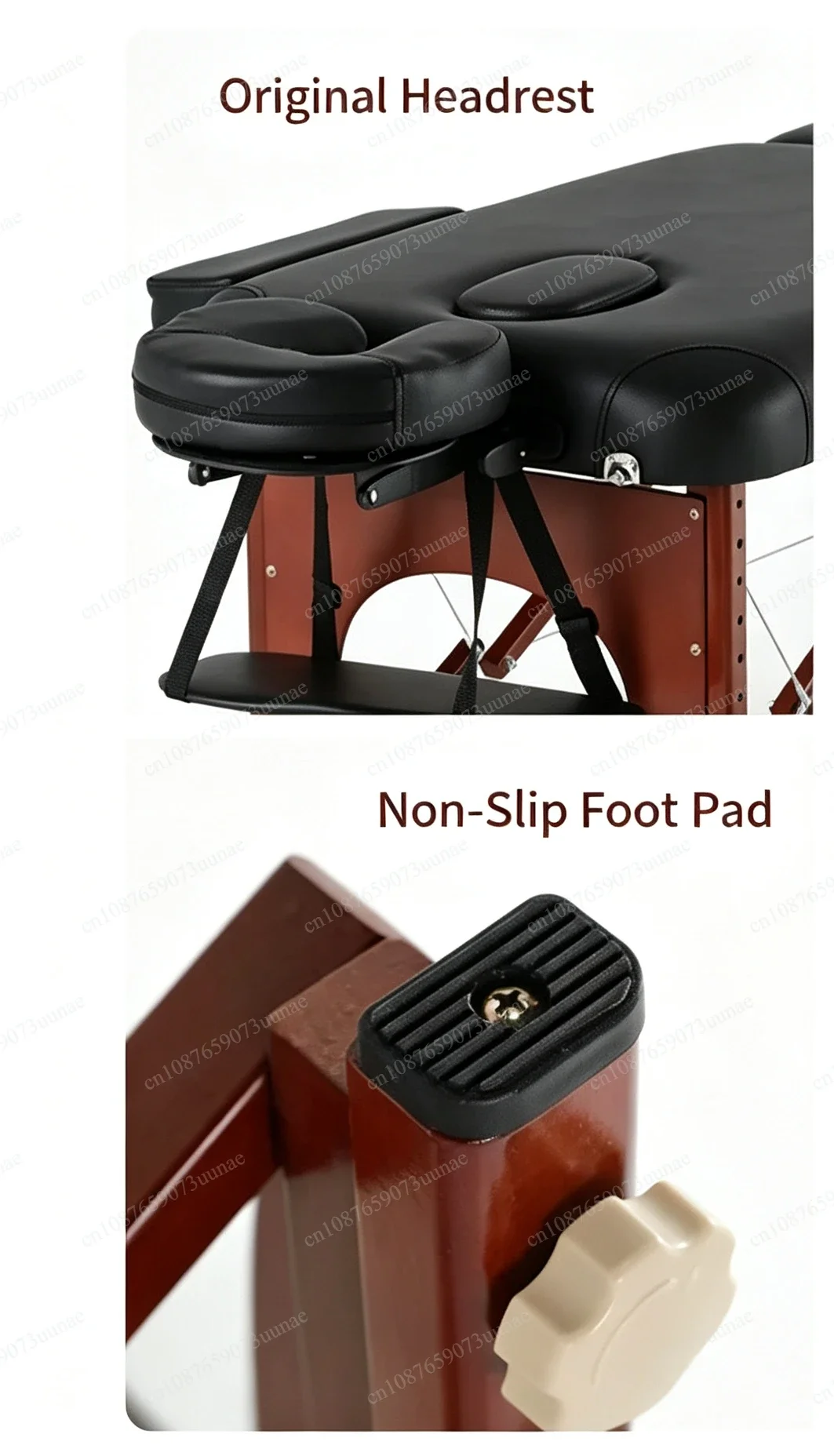 Portable Folding Massage Table Professional Comfortable Spa Beauty Bed Lightweight Stretcher for Salon Home Body Therapy