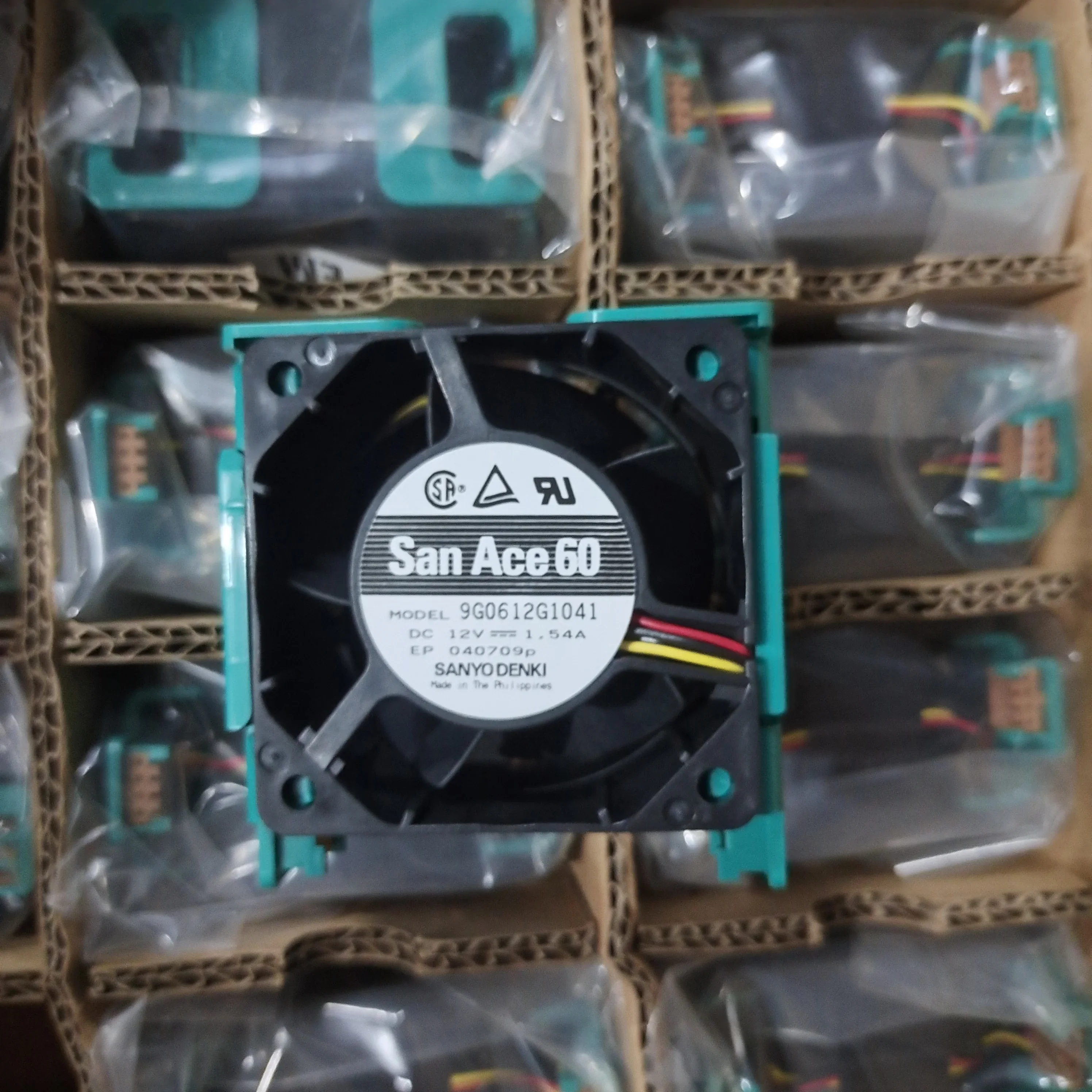 

Ltsf For Sanyo Denki 9G0612G1041 DC 12V 1.54A 60x60x38mm 3-Wire Server Cooling Fan