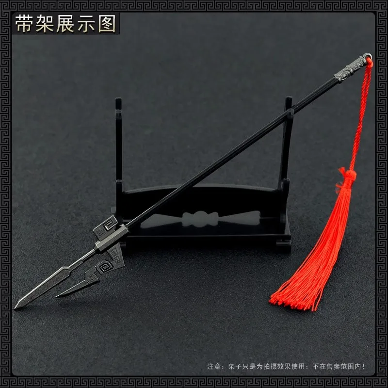 1/6 22CM Soldier Miniature Cold Weapons Qin State Halberd Model Toy Accessories Fit 12'' Action Figure Body In Stock