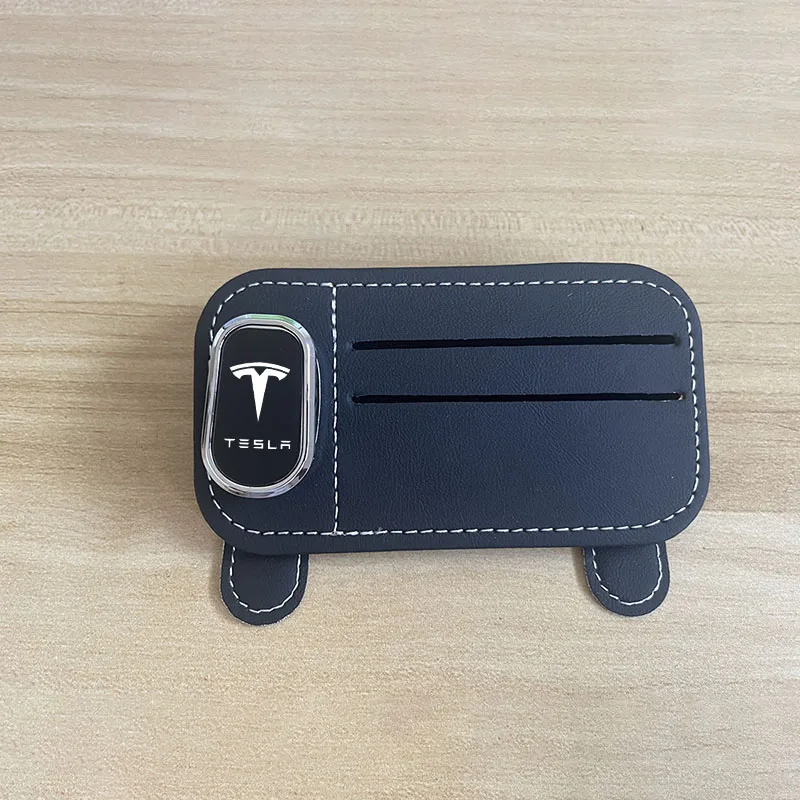 

Car Logo Sun Visor Glasses Holder Creative Sunshade Sunglasses Clip For Tesla Model 3 Model S Model X Model Y Roadster SpaceX