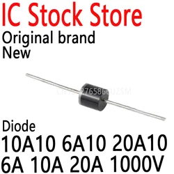 20PCS New and Original Diode R-6 DIP Electrical Axial Rectifier Diode 10A10 6A10 20A10 6A 10A 20A 1000V