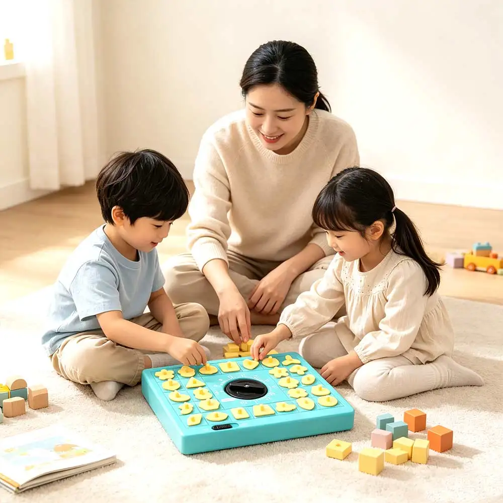 

Two Players Time-Matching Puzzle Toy Family Fun Pop Up Timing Puzzle Board Game Interactive Entertainment Time Board Puzzle Toy