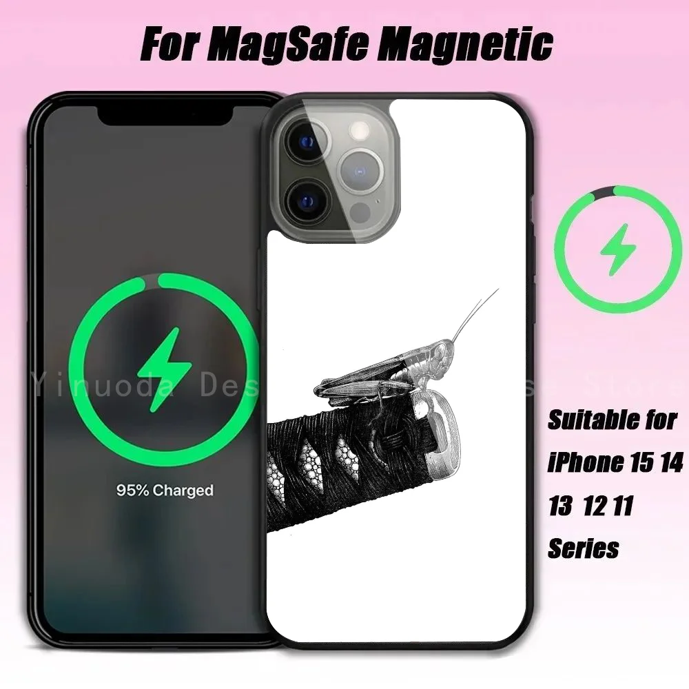 Vagabond Miyamoto M-Musashi Phone Case For IPhone 16 15 14 13 Pro Max 11 Mini Alex Mirror For Magsafe Wireless Charging Cover