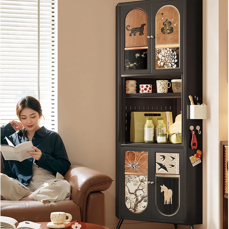 

Story Vintage Bookcases Display Organizer Living Room Narrow Decoration Bookcases Aesthetic Art Estante Livros Trendy Furniture