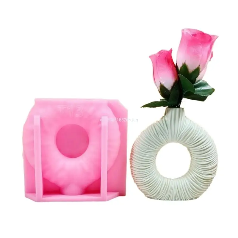 

Unique Resin Molds Silicone Craft Moulds Circles Vase Mould Pen Holder Molds Jewelry Storage Jar Mould Embellishments Dropship