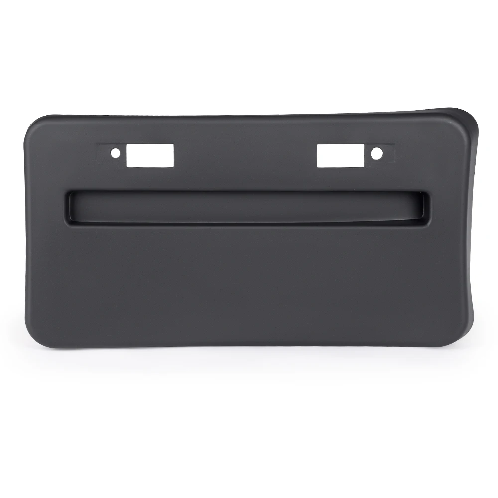 For Mitsubishi Lancer GTS EVO X 2008-2018 Car Front Bumper Look License Plate Frame Relocator Base Black Car Accessories