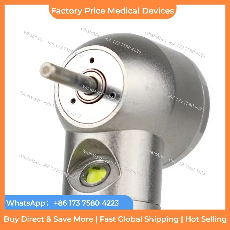 2026 LED Handpiece High Speed Push Button 3 Water Spray Light Ceramic Bearings Tips Air Turbine fastshipping view 4
