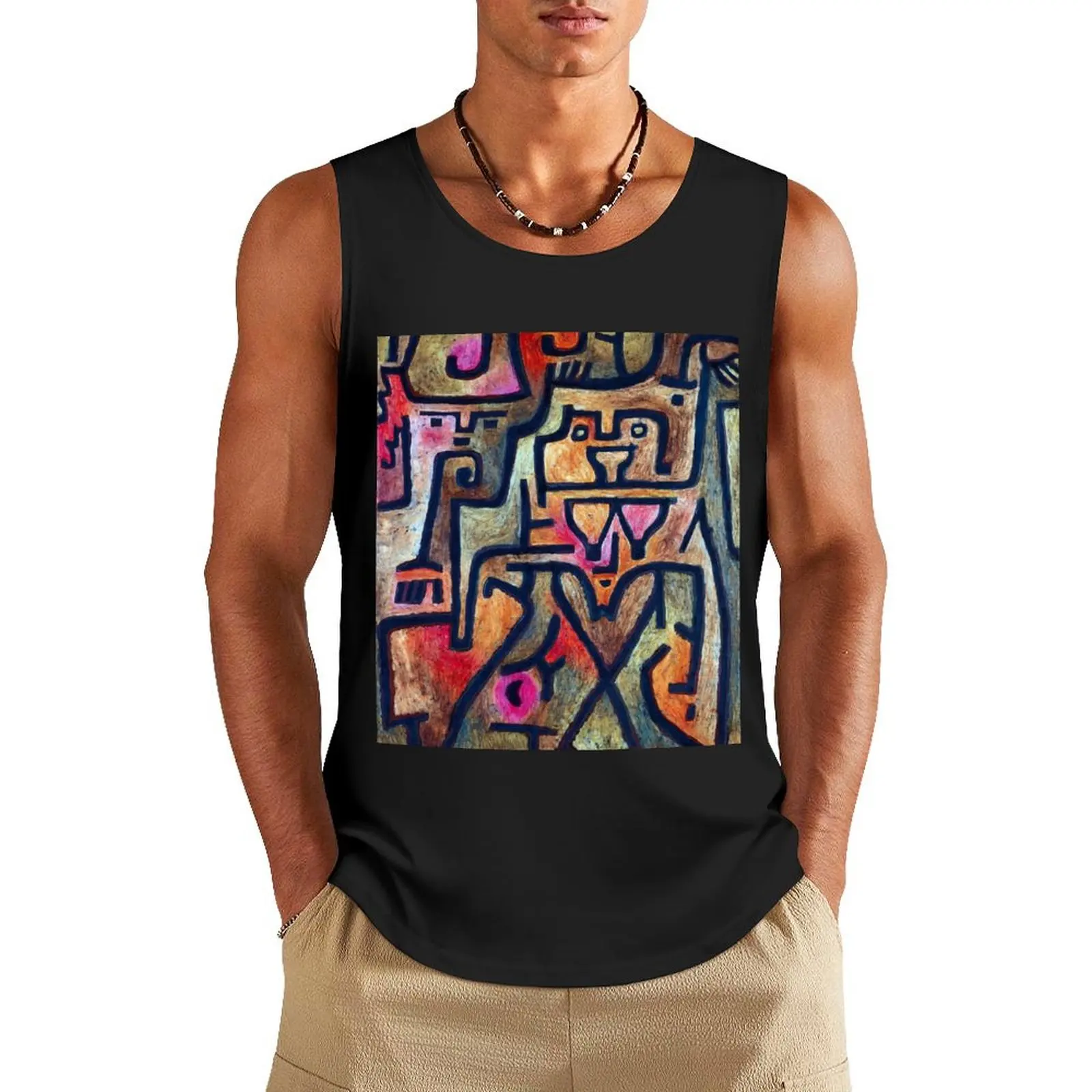 Paul Klee Forest Witches Tank Top anime gym Gym wear