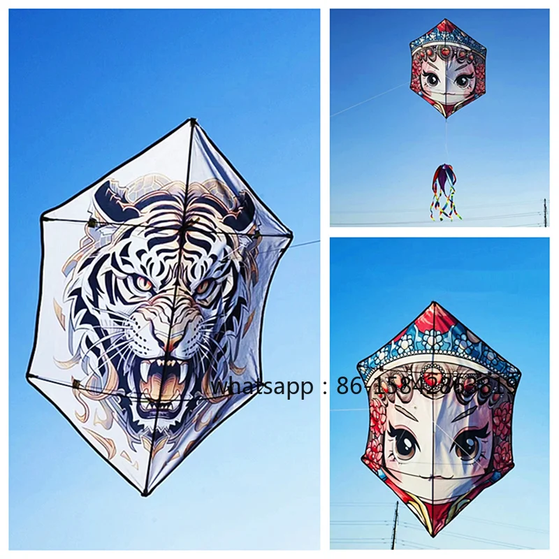 Novos Brinquedos de Pipas para Voo, Jogo Divertido ao Ar Livre para Crianças, Linha para Pipas, Pipa Gigante Girouette Electro Shocker, Pipa de Kevlar, Cometas