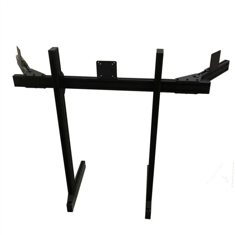 Aluminum Profile 4080 Multiple Mounts Triple Screen Arm Floor Bracket Stand for DIY Sim Racing Cockpit Simulator