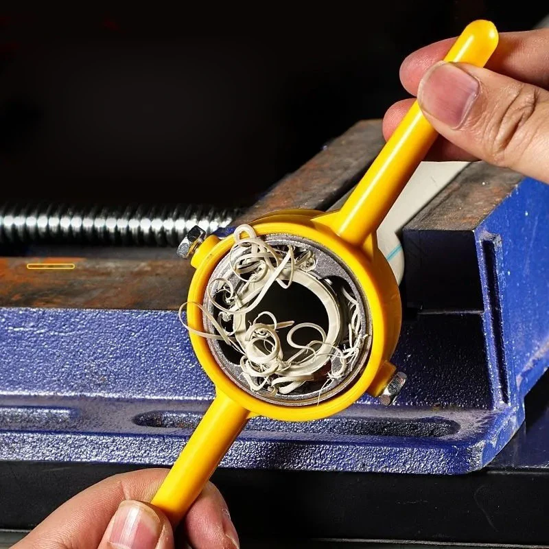 Pipe Thread Making Tool Set Faucet Mold Tap Die Hand Tools PVC Water Pipe Die Threader Maker for Pump Pipe Repair Tool 