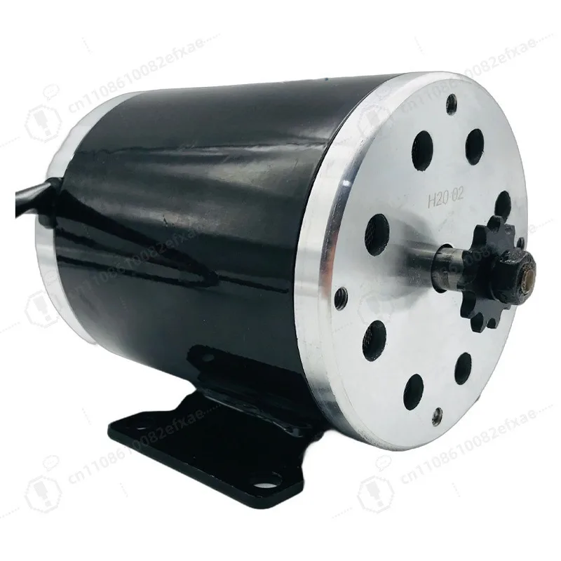 High-speed 36V 800W Brushed DC Motor, Permanent Magnet Drive Motor for Electric Scooter Industrial Machinery