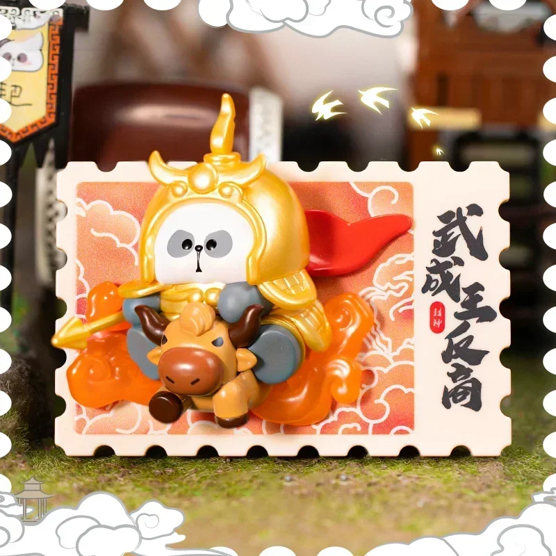

TOYCITY MR.PA Apotheosis Panda Series Postage Stamp Refrigerator Sticker Blind Box Toys Kawaii Anime Action Figure Caixa Caja