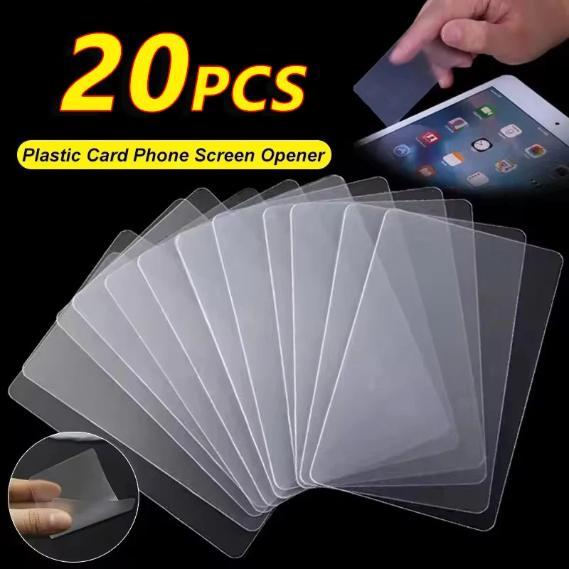 Plastic Card Phone Screen Opener Ultra Thin Flexible Pry Removal Tool Clear Repair Cards IPhone Tablet LCD Screen Repair Tools