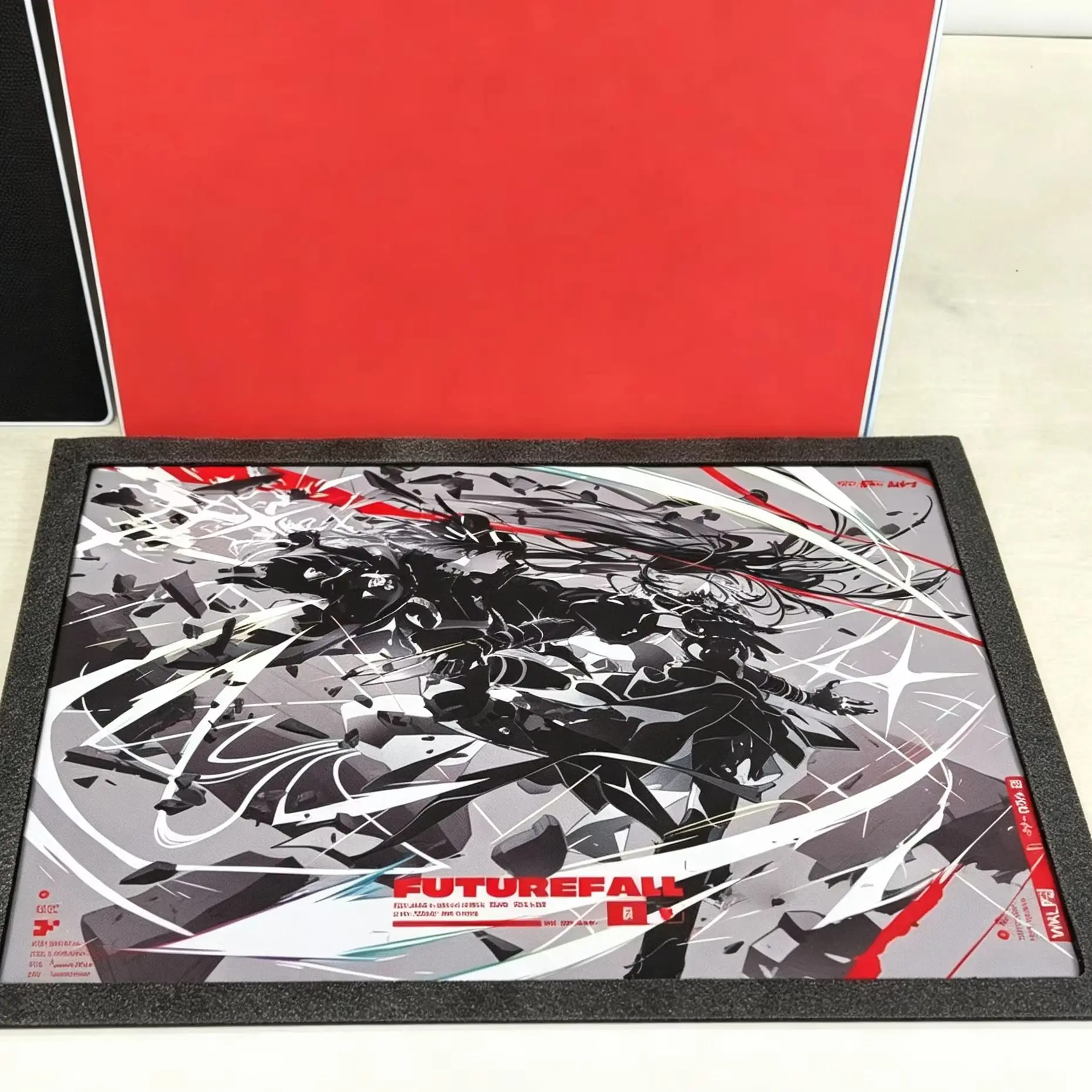 FOR W-WALLHACKS SSP004 Glass Mouse Pad HD Custom Tempered Upgrade Smooth FPS Esports Office Mouse Mat Desktop Computer Desk Pad