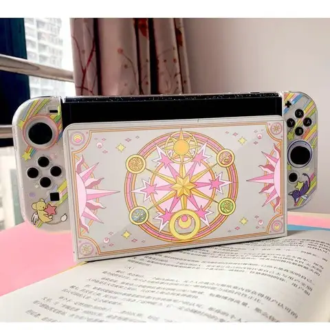 Cartoon Cardcaptor Sakura For Switch2 Oled Ns Protective Case Dock Cover Magic Circle Anti Fall All Inclusive Hard Shell Gift