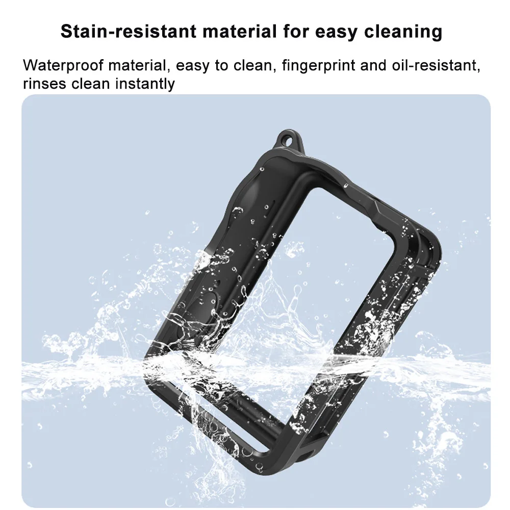 حافظة حماية من السيليكون لكاميرا dji osmo action6 حافظة من السيليكون مع غطاء عدسة لملحقات dji osmo action6