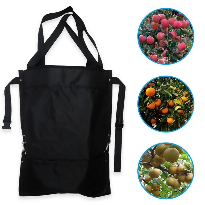 

Fruit Picking Bag Adjustable Fruit Picking Bag Vegetable Harvest Picking Apron Waterproof Harvest Apples Garden Picking Bags