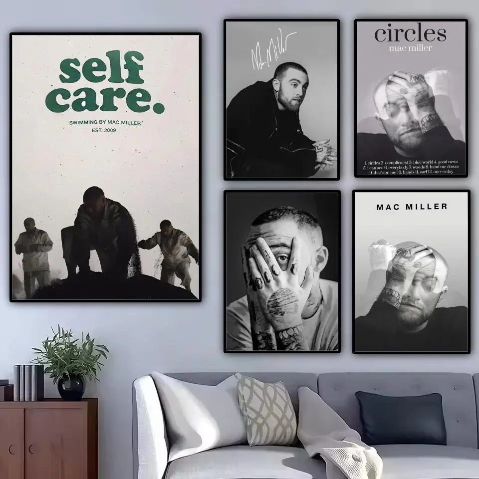 M-Mac M-Miller Poster Modern and Elegant Wall Stickers for Home Decor Living Room Dormitory Wall Art