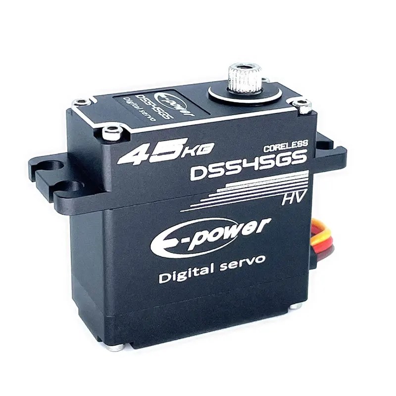 E-Power Waterproof 45kg Servo 180/270 Degree Aluminum Case Digital Metal Gear HV Coreless For RC Car Truck And Boat Parts