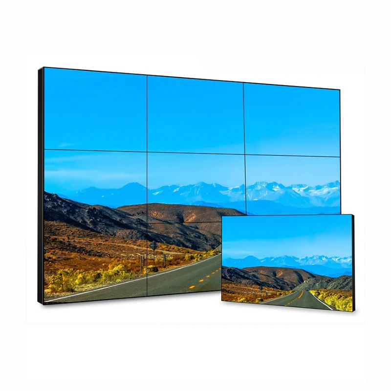 Indoor 46 49 55 Inch 3x3 4K LCD Video Wall Narrow Bezel Panel 2x2 Frame Cctv System Lcd Video Wall Digit Signage Display