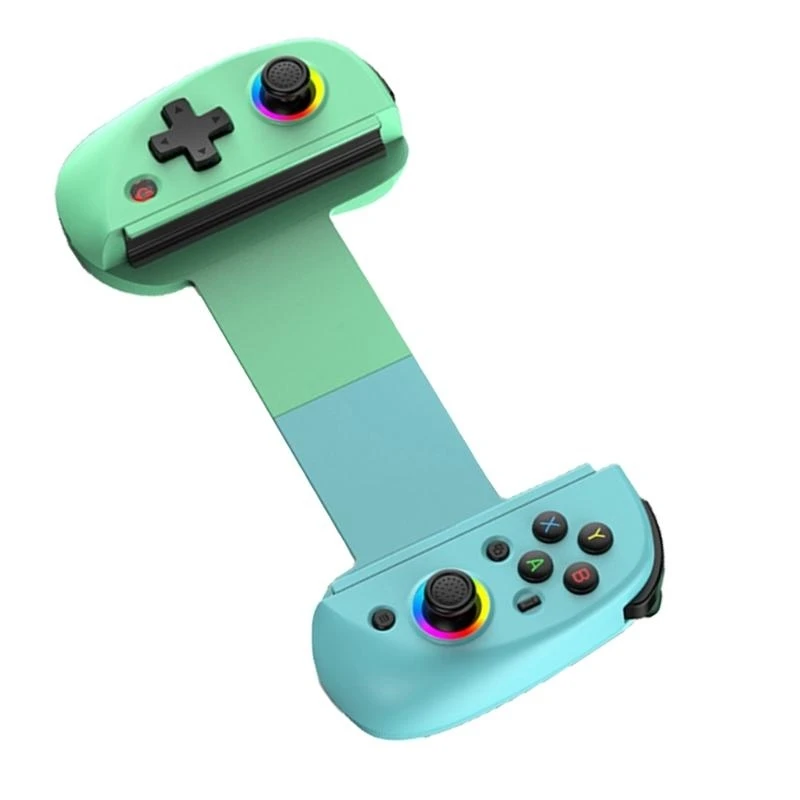 

F62C RGB Joypad BT5.2 Gamepad Anti-slip Handle Telescopic Cellphone Game Controller