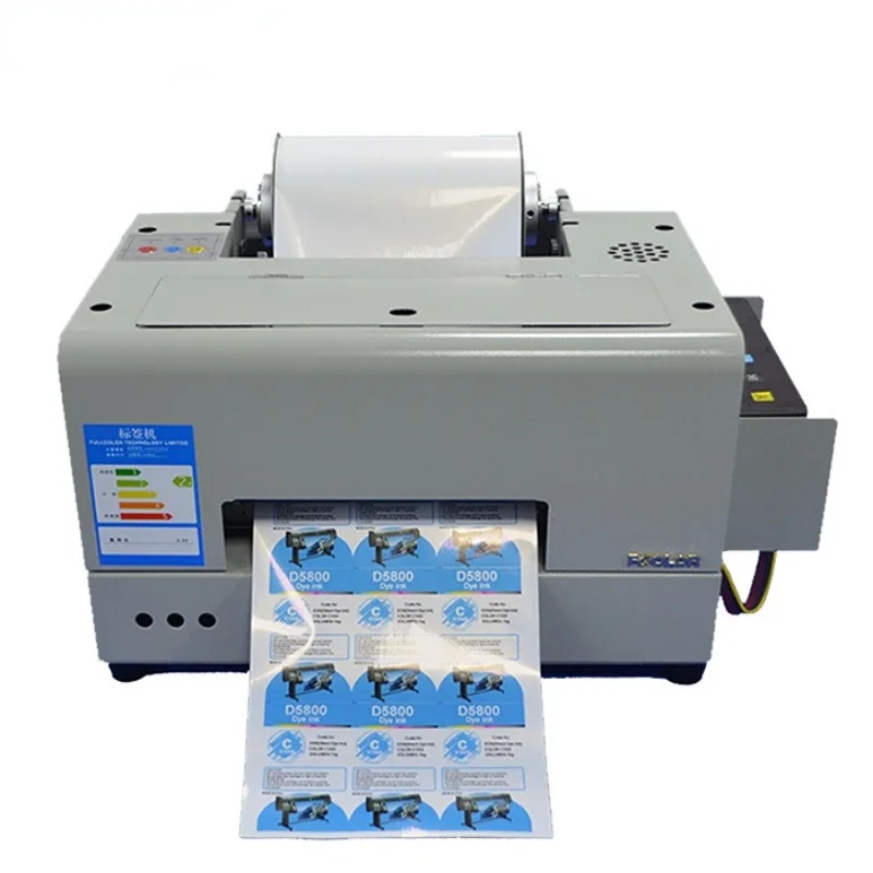 

New Upgrade A4 Size Inkjet Sticker Printer Roll To Roll Label Printing Machine