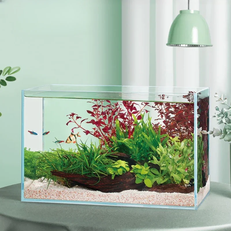 

Landscaping Glass Aquariums Fish Tank Bowl Desktop Turtle Living Room Aquariums Fish Tank Fish Products