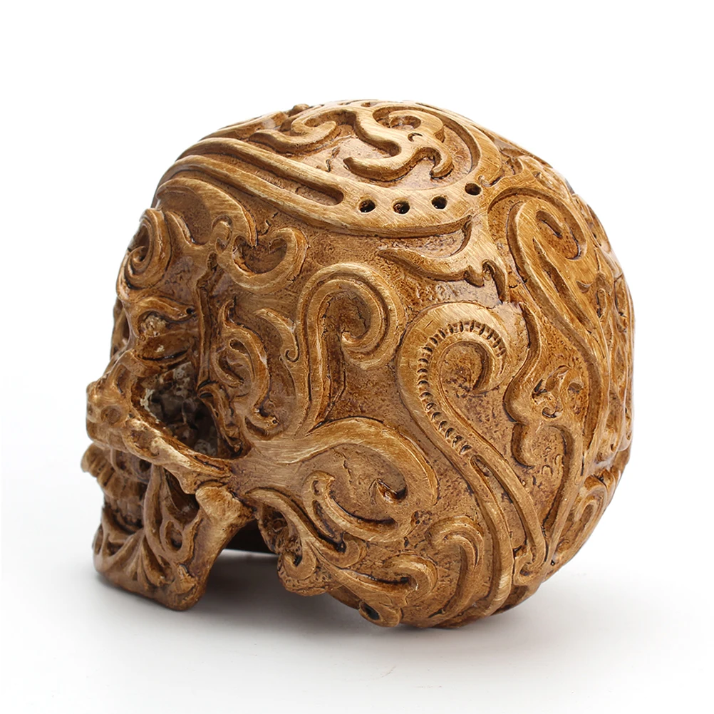 

Skull Ornaments Decoration Addicts Halloween Head Perfect Horror Resin