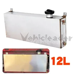 12L Gases Can Stainless Steel Metal Square Fuel Tank Container For Auto Vertical Square Metal Fuels Bucket Fuel Can for J6