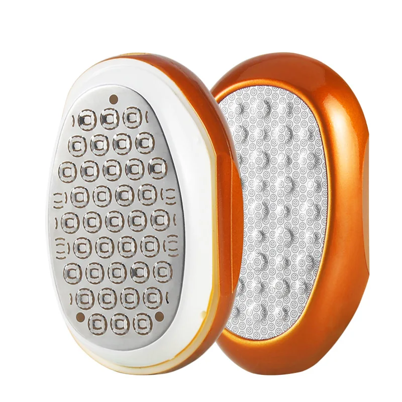 Broyeur de pieds domestique pour frottement des pieds, élimine les peaux mortes, les callosités des pieds cornées, lime trois en un en acier inoxydable