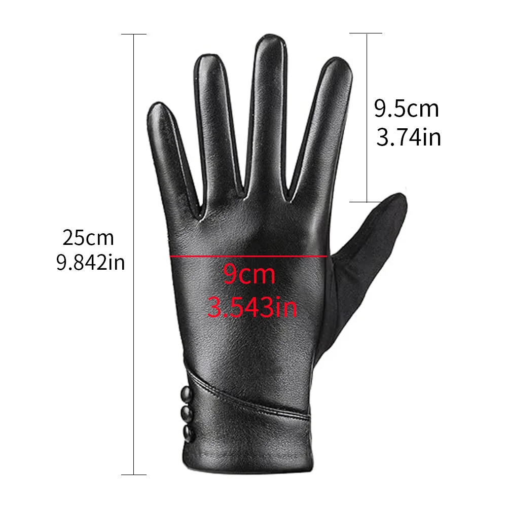 Good quality touch screen gloves autumn winter women's leather gloves genuine suede 50% genuine leather 50% women's gloves