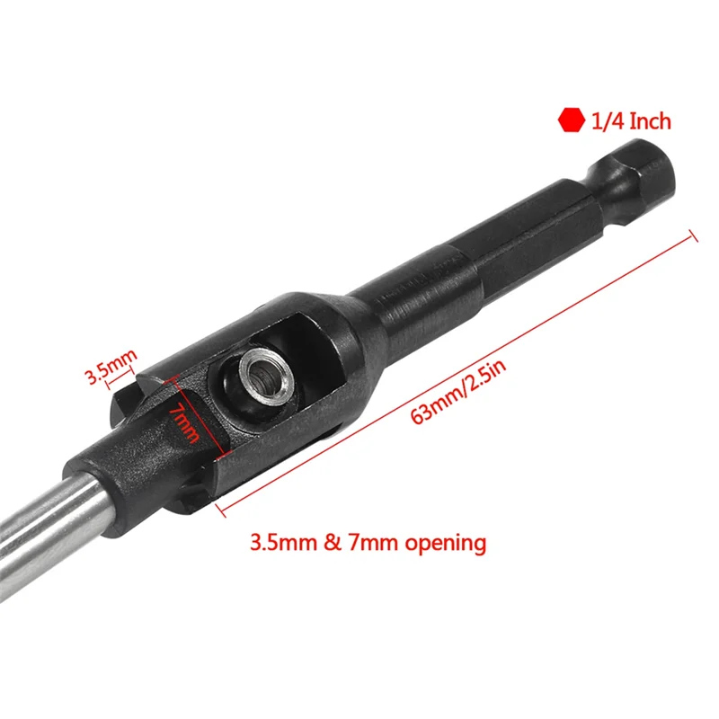 Quick Assembly Tool Ball Joint Wrench with 1/4Inch Hex Shank Fit 5347 Rod Ends for RC Crawler Links TRX4 SCX10 TF2, 1