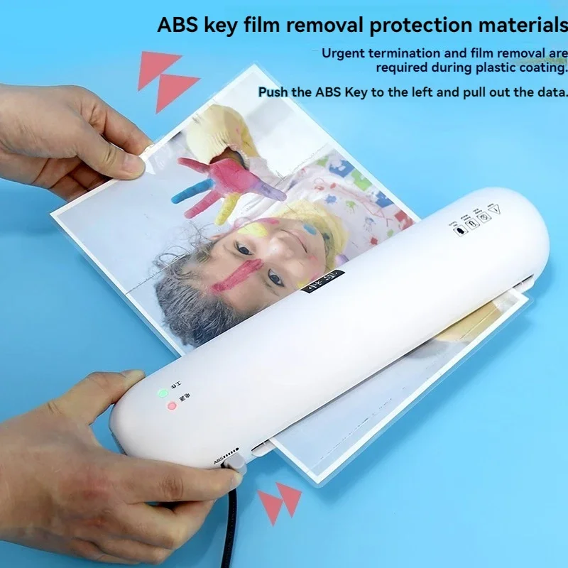 

Отличная пластиковая машина для ламинирования формата А4 для офиса и домашнего использования, машина для ламинирования фотографий для детского сада, для документов 3-8 дюймов.