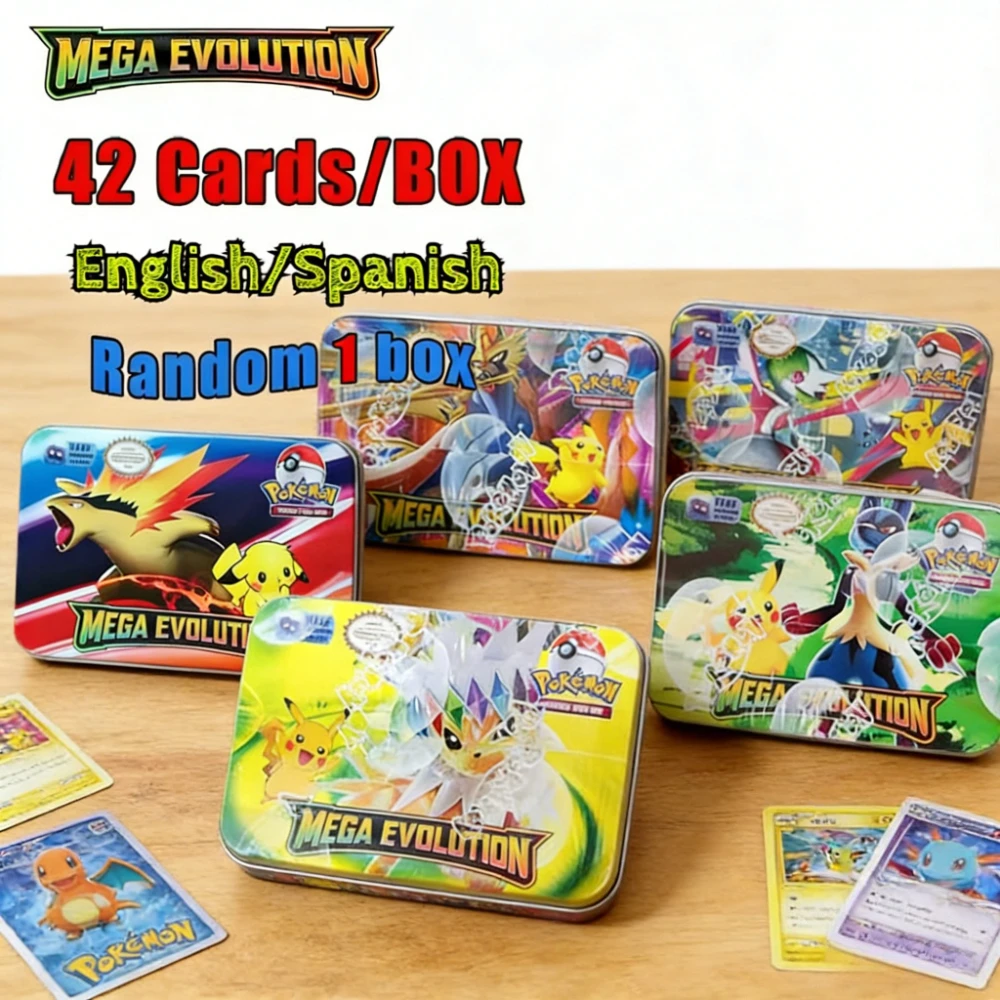 

Набор из 42 предметов: Металлическая боевая коробка Lost Origin с аниме-картами для игр, подарок для детей