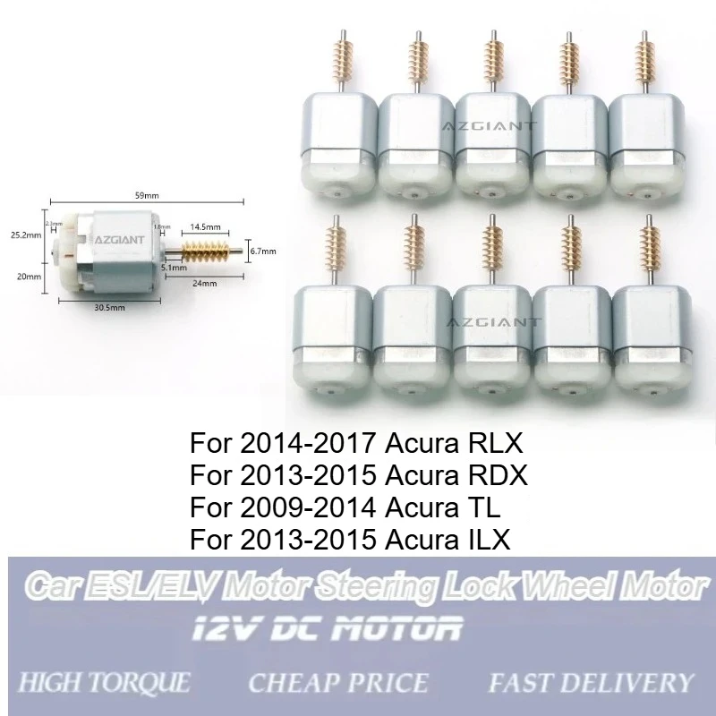 

AZGIANT 1-10 шт. Мотор блокировки рулевой колонки ESL/ELV для ремонта Acura RLX RDX TL ILX, новая замена, дропшиппинг 293D922E