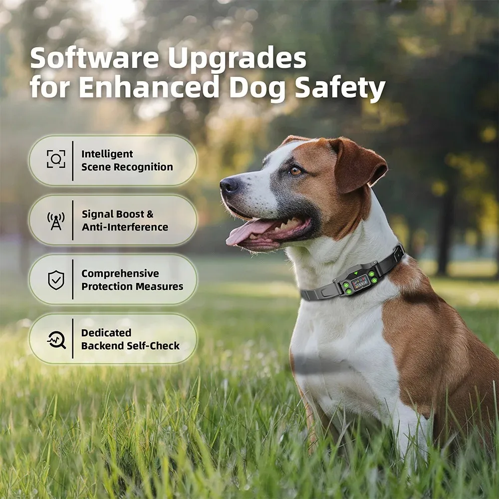 New Outdoor Invisible Electric GPS Wireless Dog Fence No Wires Needed, IPX7 Dog Shock Training Collar Pet Containment System