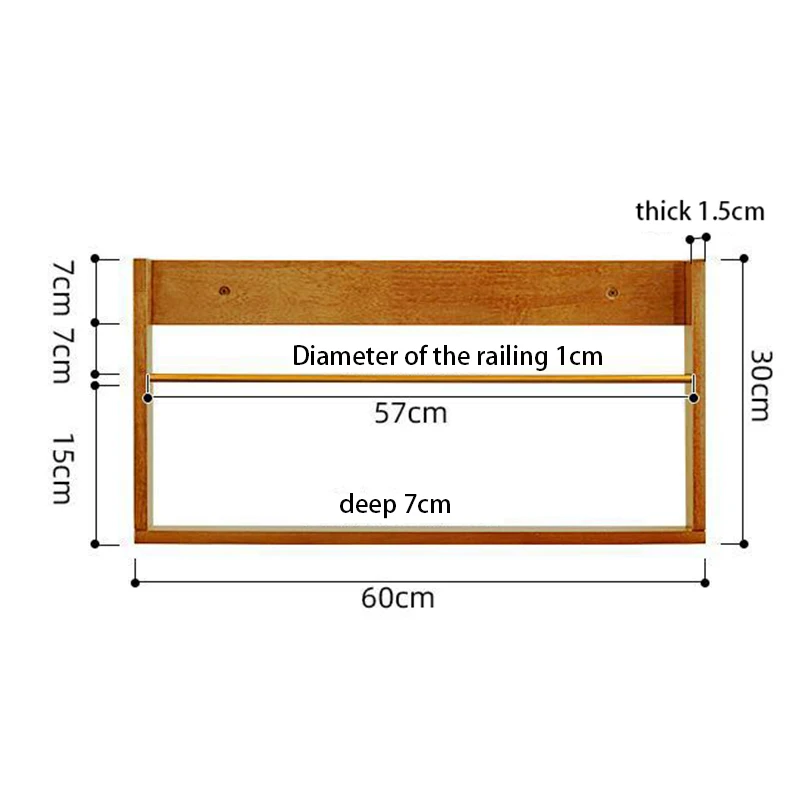 Solid Wood Floating Wall Shelf Multifunctional Storage Holders Nordic Living Room Book Shelf Home Display Stand Shelves on Wall