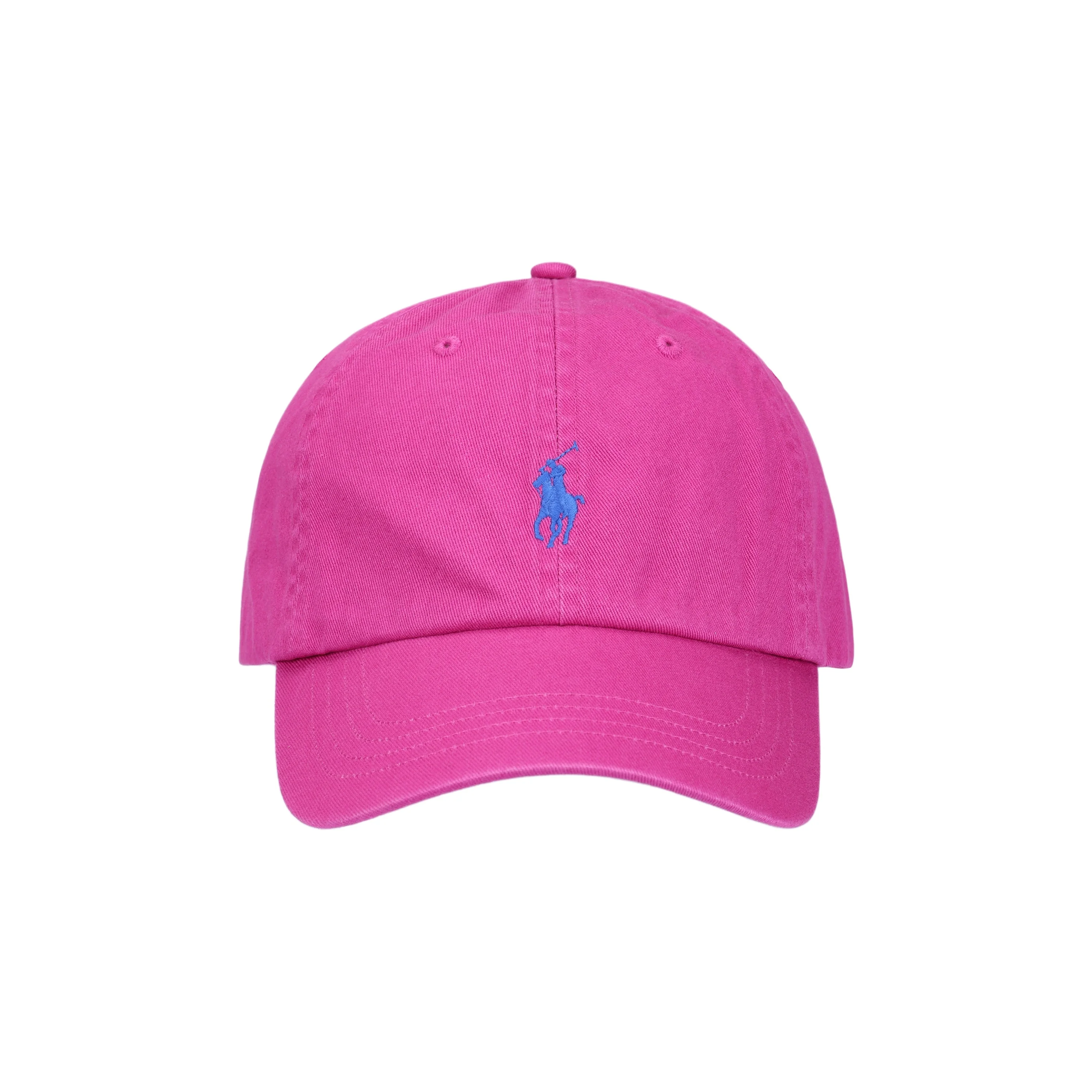 Polo Ralph Lauren Cotton Baseball Caps Unisex Vivid Pink 710667709073