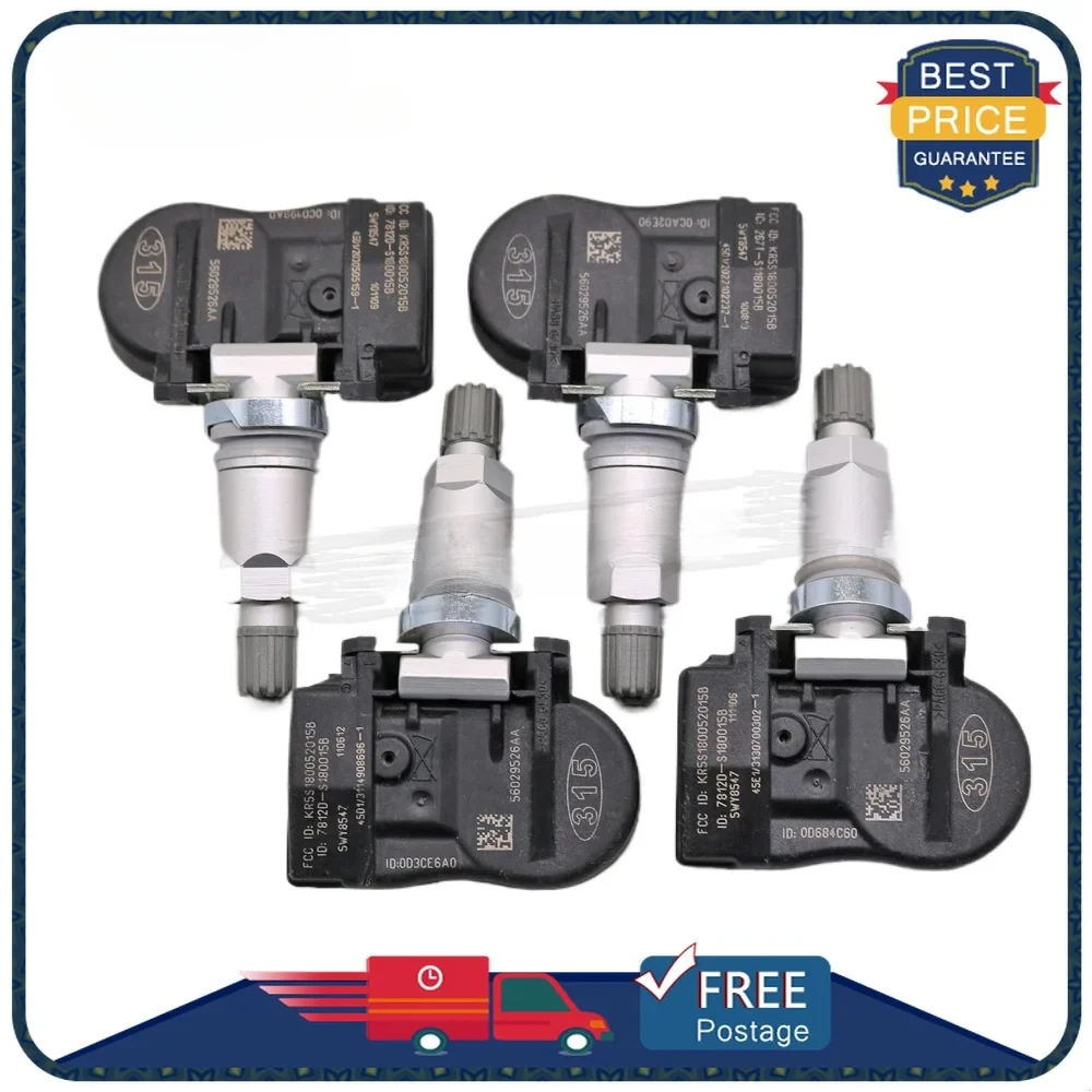 

4PCS 56029526AA TPMS Sensor For 2005 2006 2007 JEEP GRAND CHEROKEE LIBERTY COMMANDER Tyre Pressure Monitor Sensor 315MHZ